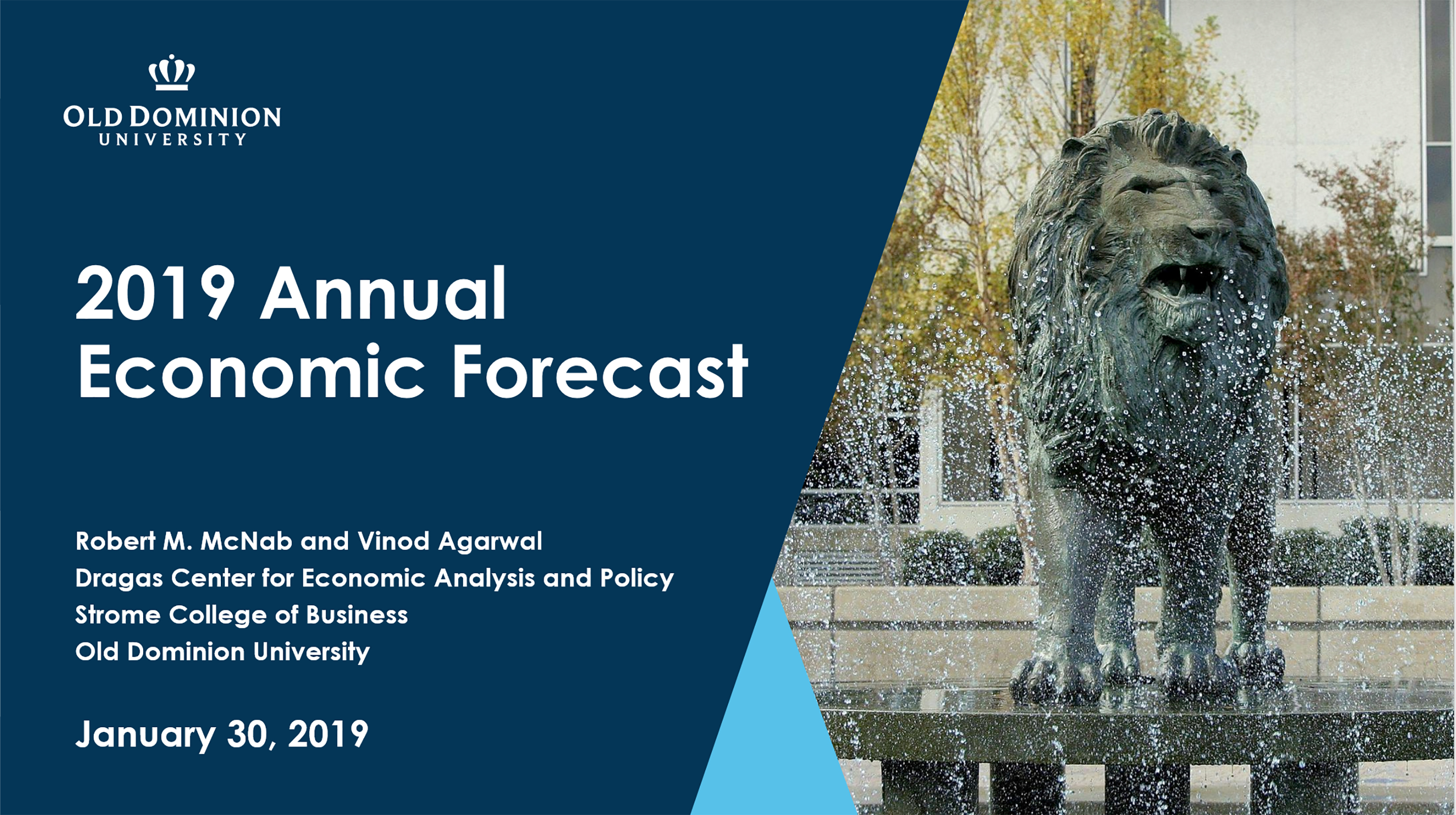 2019 Annual Economic Forecast Old Dominion University - 